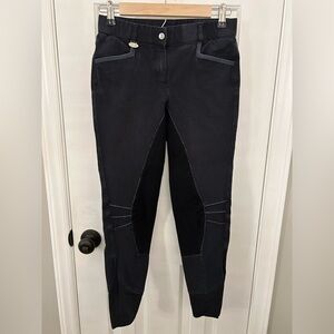 USG Size 28 Black Riding Pants Equestrian